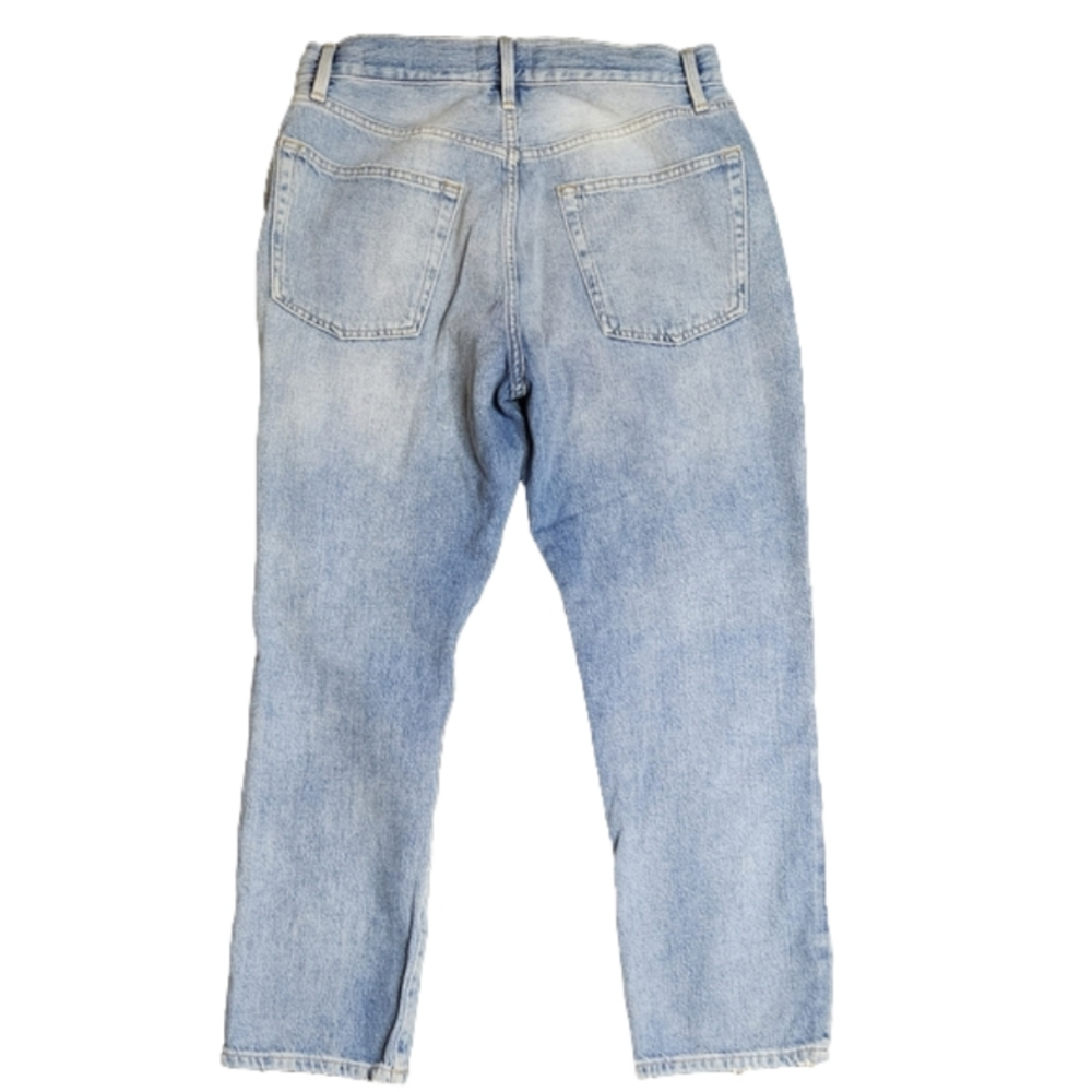 Frame Le Original Jeans Straight Leg High Rise Distressed Size 30 - Picture 9 of 9